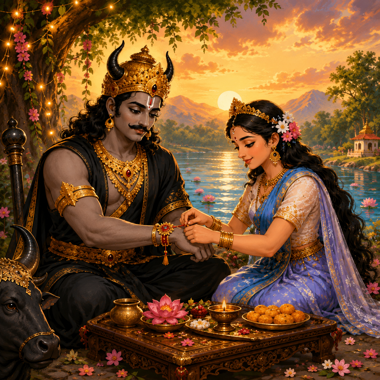Why Do We Celebrate Raksha Bandhan - Story of Yama and Yamuna | Rakshabandhan Story For Kids