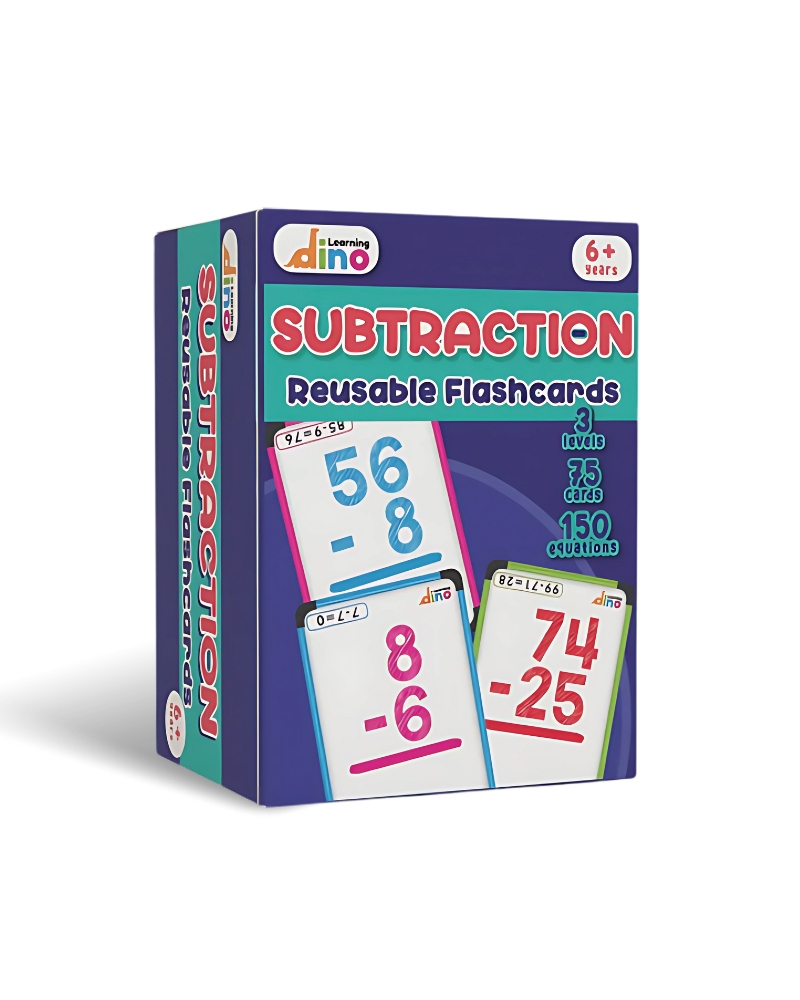 Subtraction Flashcards - 1st Grade, 2nd Grade, 3rd Grade