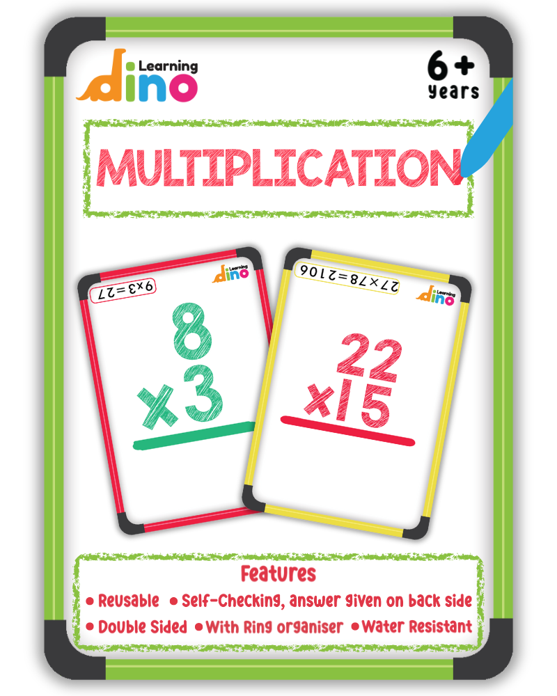 Multiplication Flashcards - 1st Grade, 2nd Grade, 3rd Grade