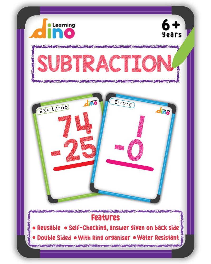 Subtraction Flashcards - 1st Grade, 2nd Grade, 3rd Grade