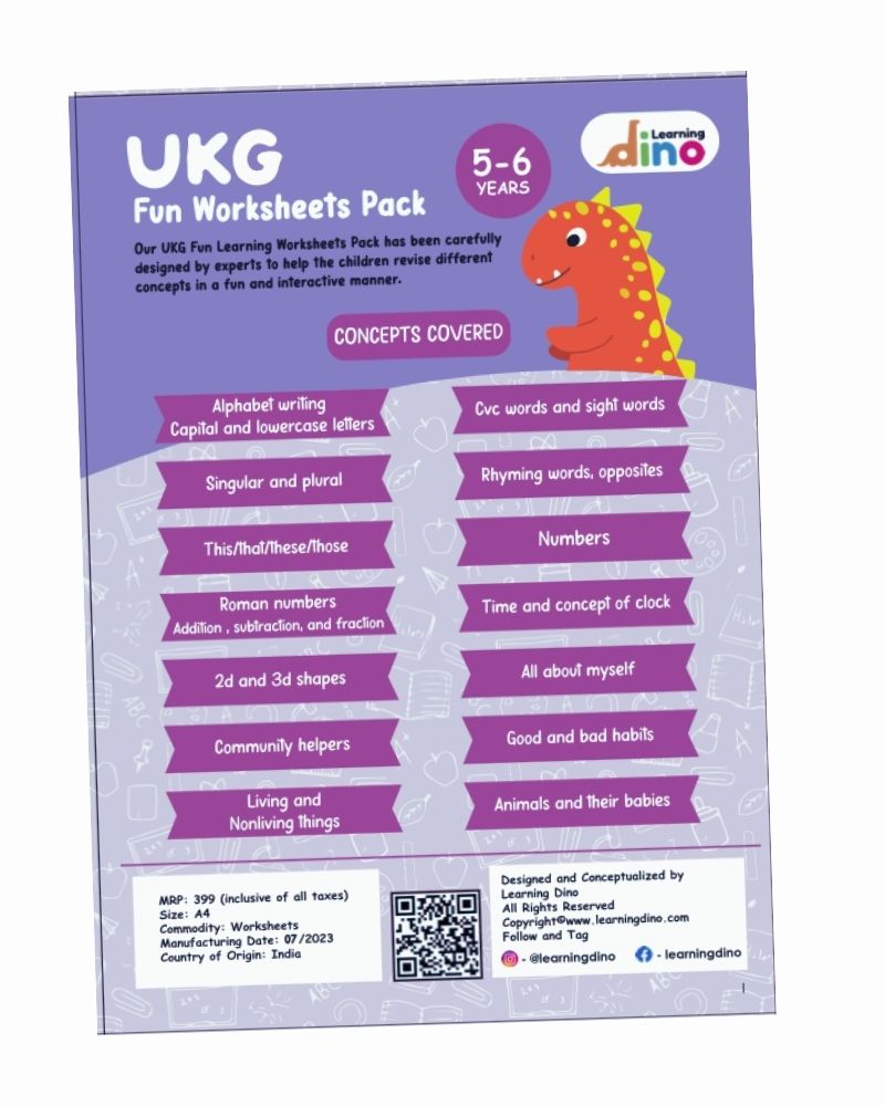 UKG Fun Learning Pack