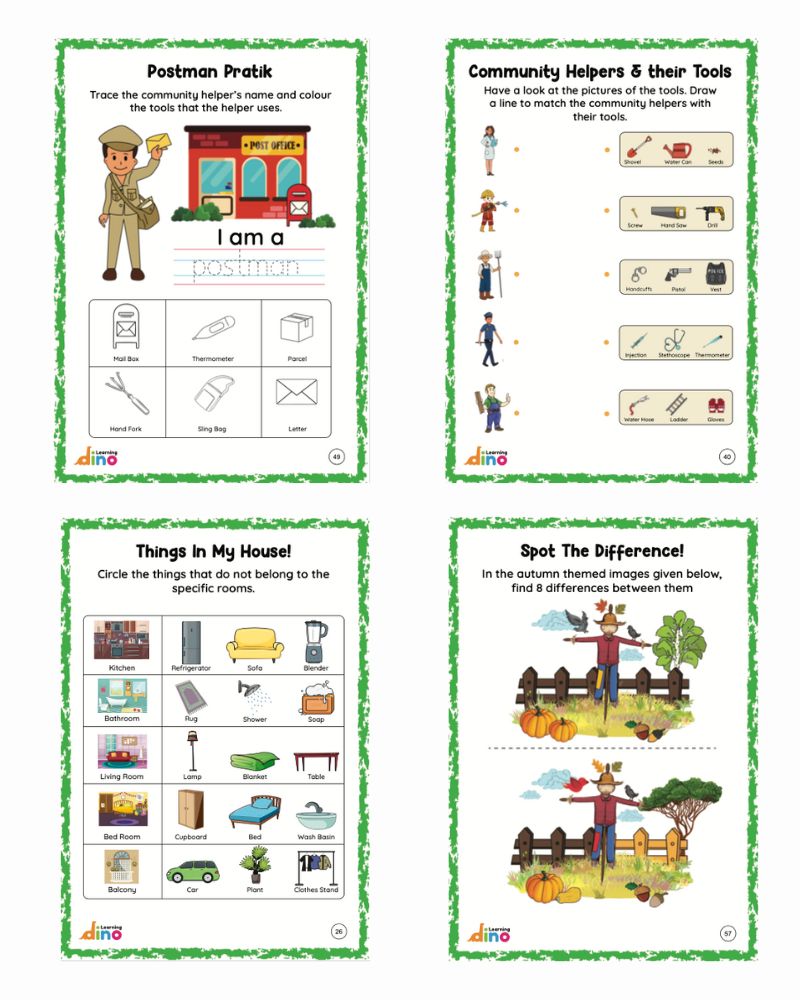 General Awarness, Logical reasoning Activity sheets