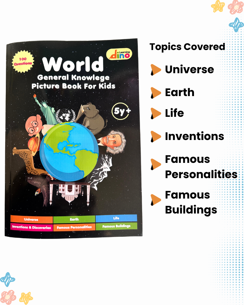3 in 1 All About World Kit | General Knowledge (GK) Kit For Kids (Ages 5-10 years)