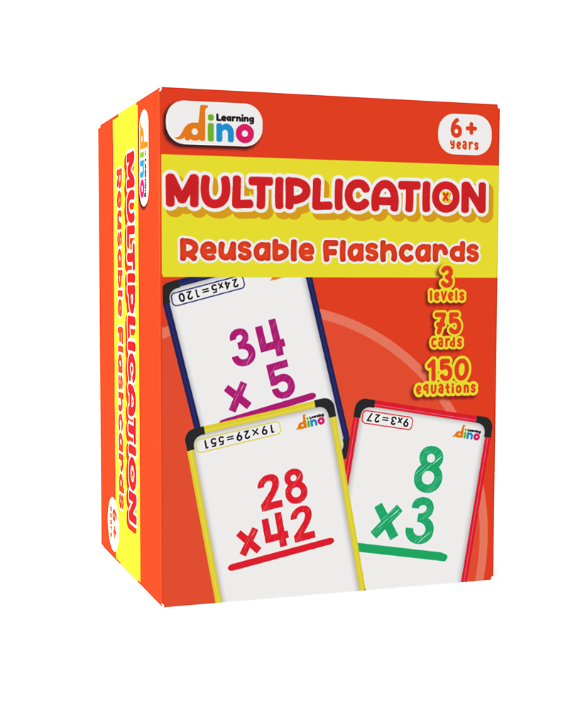 Multiplication Flashcards - 1st Grade, 2nd Grade, 3rd Grade