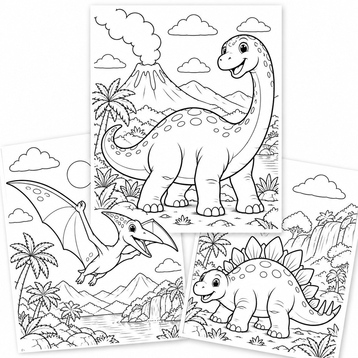 Dinosaur Colouring Book| Ages 3–5