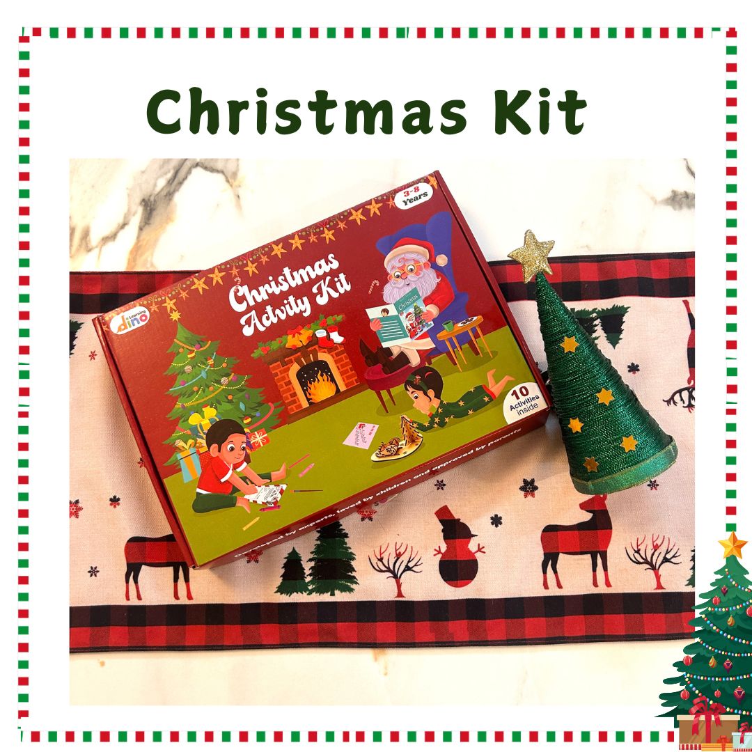 Learning Dino Jumbo Christmas Activity Kit for Kids