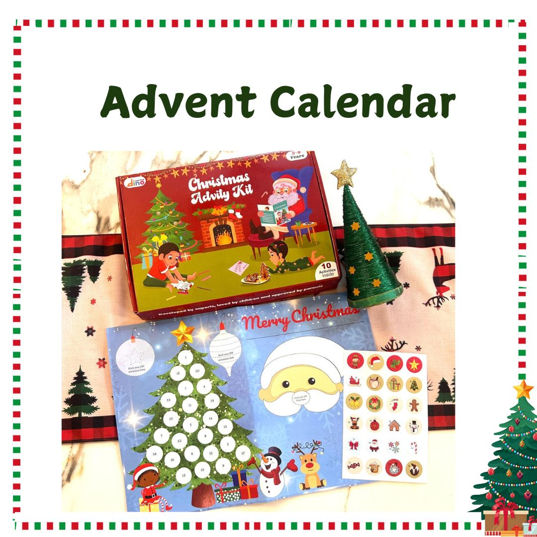 Learning Dino Jumbo Christmas Activity Kit for Kids