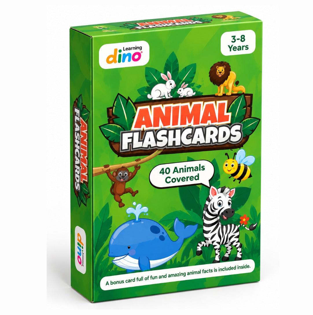 All About Animal Flashcards - Animal Flashcards For Kids (Ages 3-8 years)