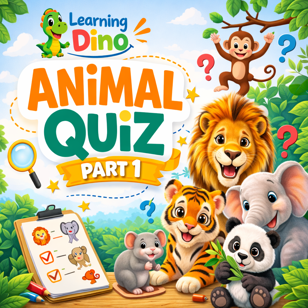 Animal Quiz for Kids - Part 1