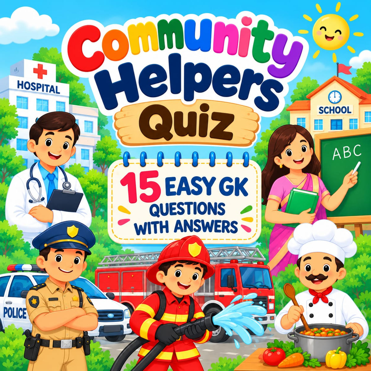 Community Helpers Quiz for Kids