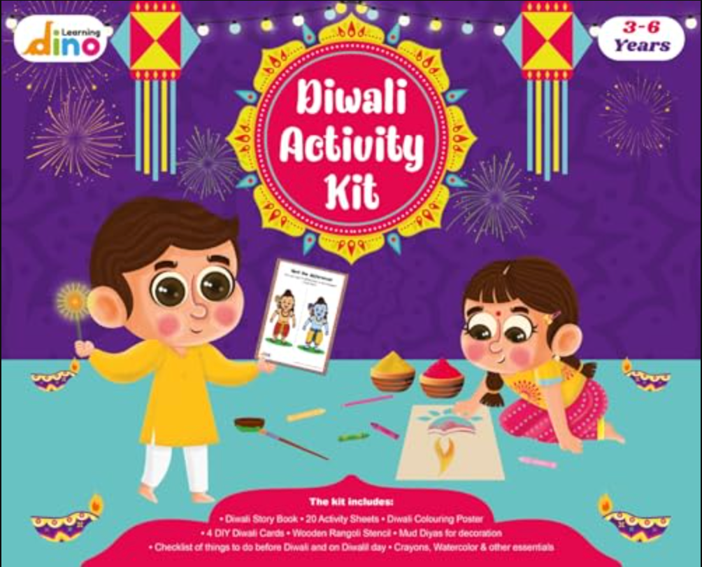 Diwali Art & Craft Kit | Diwali Gift For Kids (Ages 3-6 years)