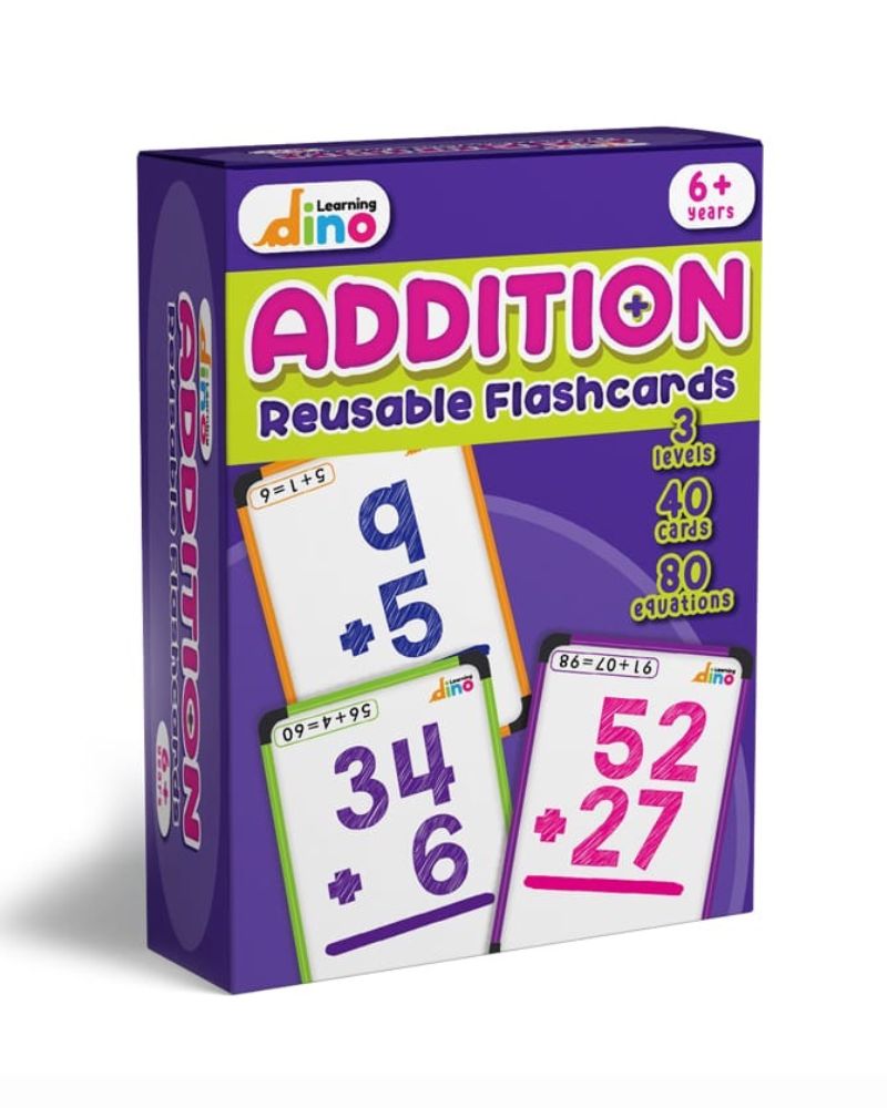 Math Flash Cards for Addition - 1st Grade, 2nd Grade, 3rd Grade Math & More - Addition Flashcards For Kids