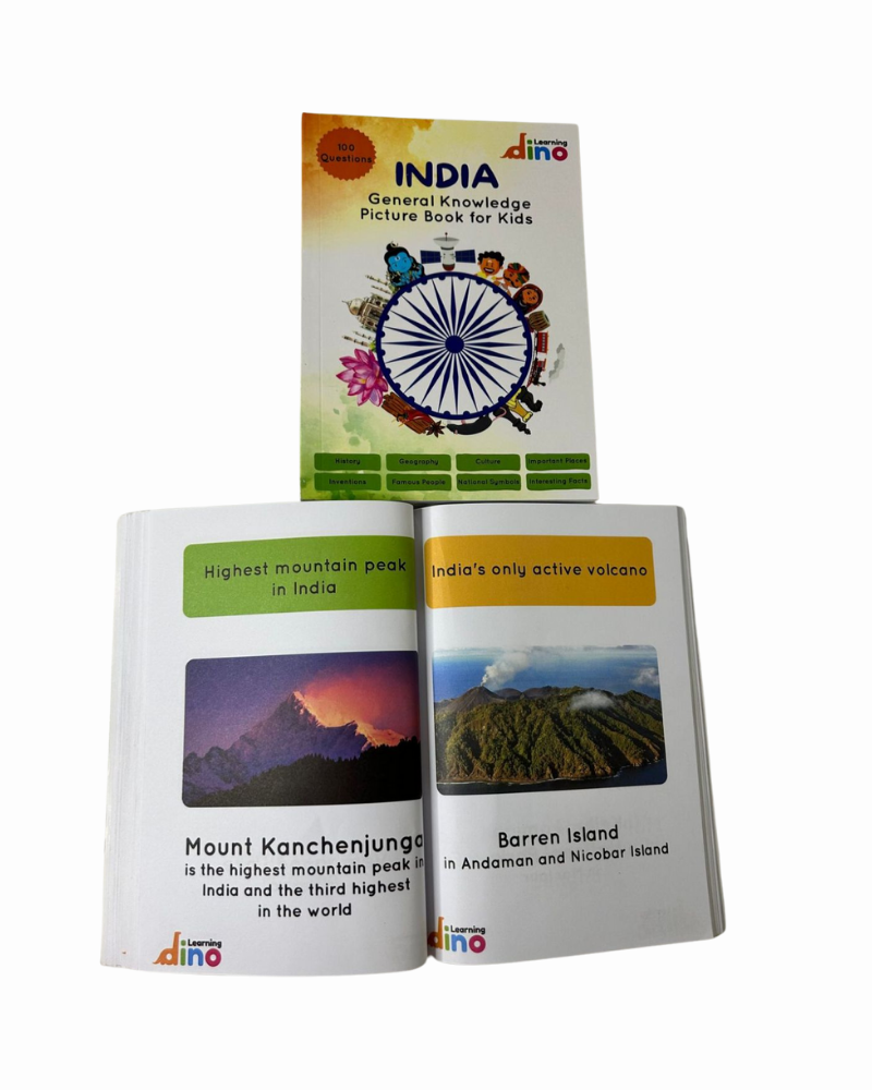 General Knowledge Picture Book For Kids About India