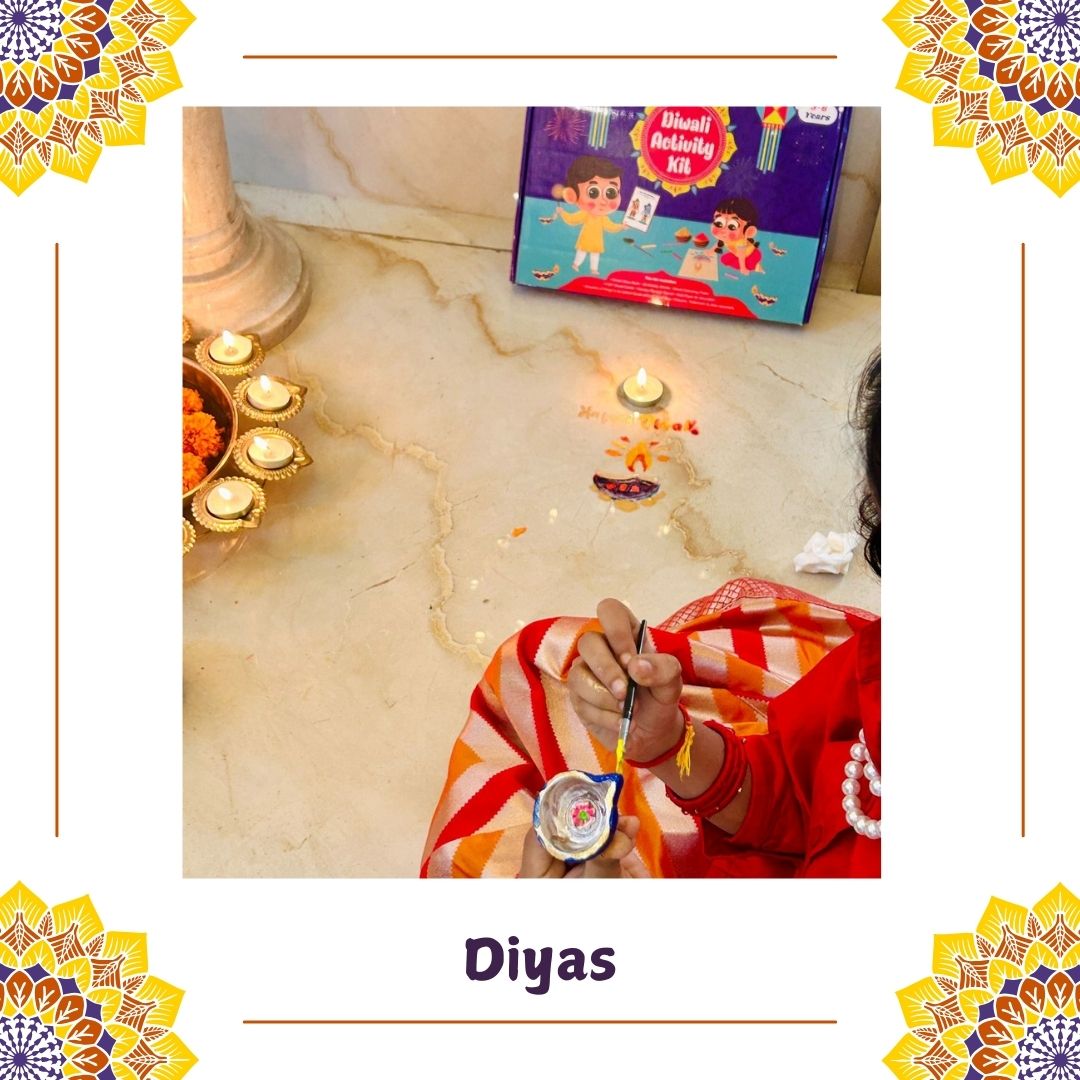 Diwali Art & Craft Kit | Diwali Gift For Kids (Ages 3-6 years)