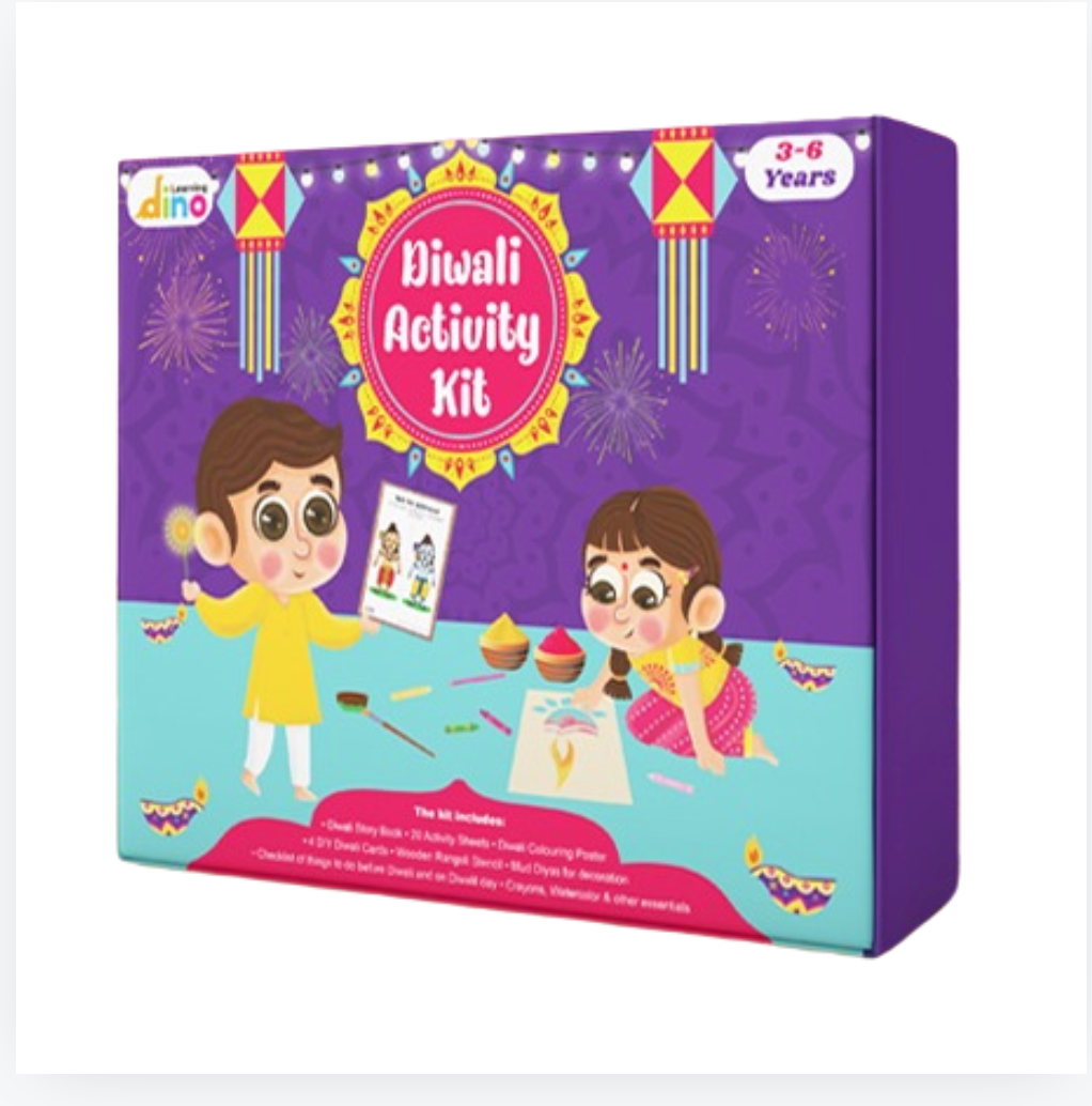 Diwali Art & Craft Kit | Diwali Gift For Kids (Ages 3-6 years)