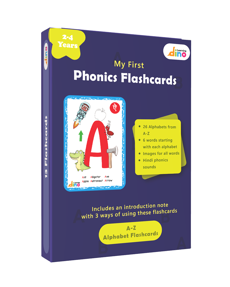 Phonics/Alphabet (ABC) Flashcards for 2 to 4 Year Old