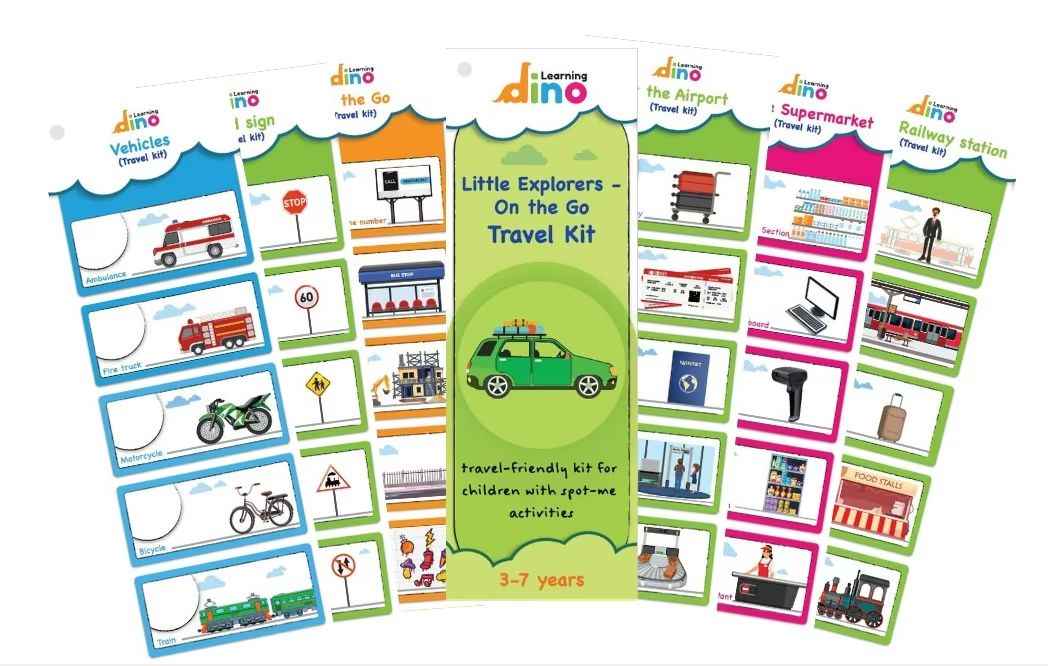 Spot Me – Travel Activity Kit For Kids | Travel Games for Kids to Play in Airplanes, Cars , Train For 3-8 Years | Birthday Return Gift For Kids