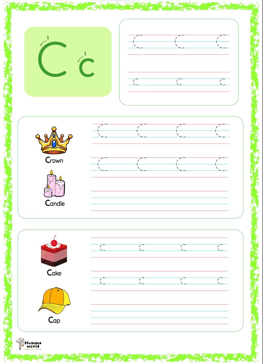 Alphabet Tracing Worksheets