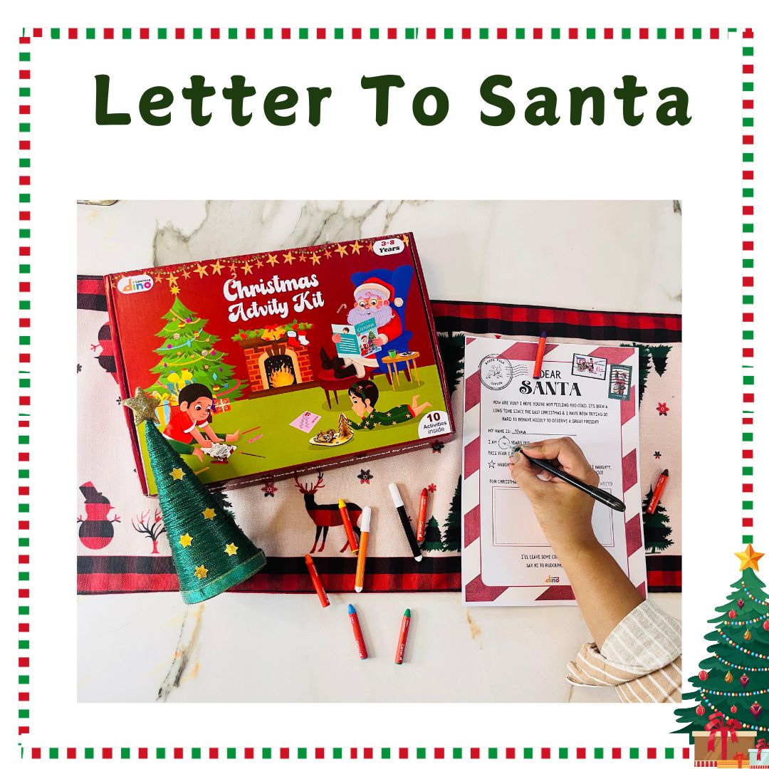 Learning Dino Jumbo Christmas Activity Kit for Kids