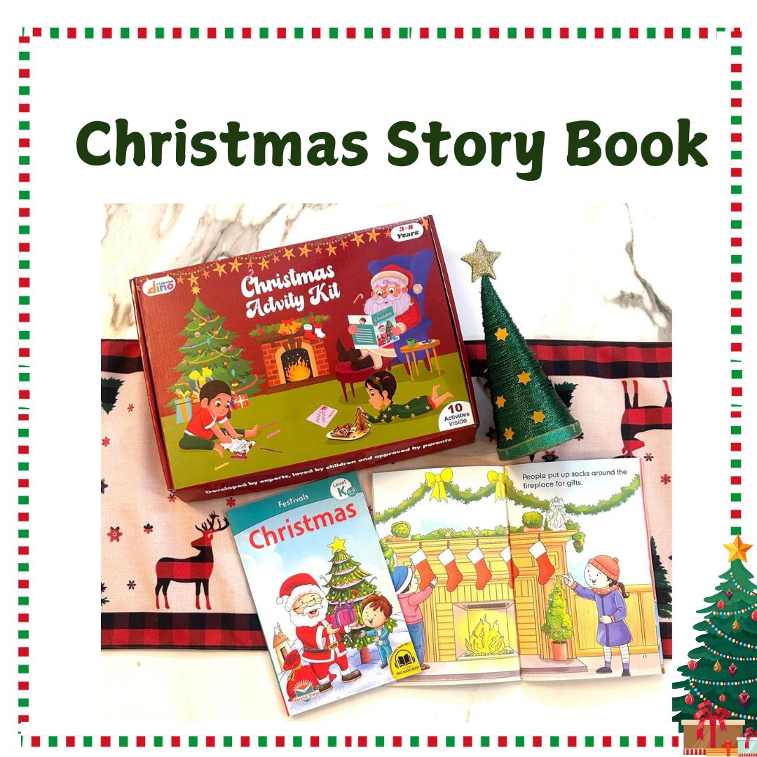 Learning Dino Jumbo Christmas Activity Kit for Kids