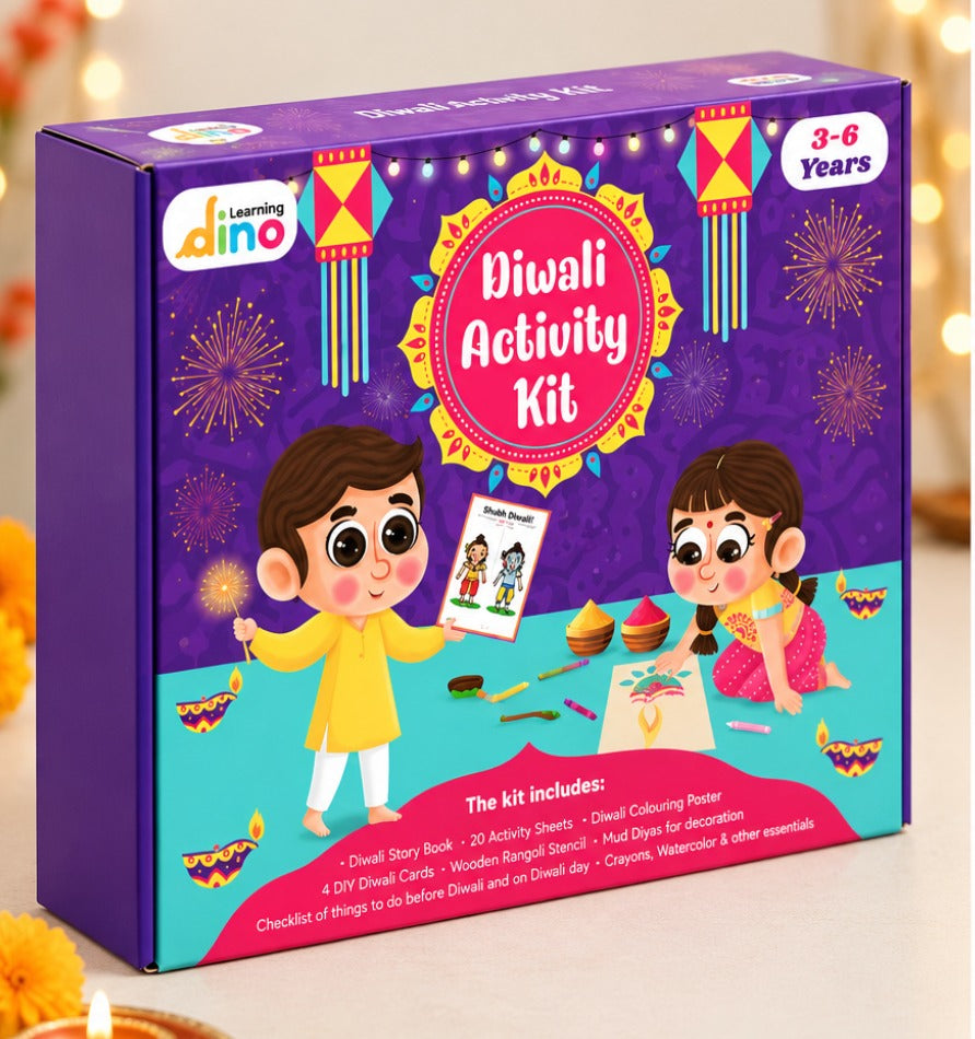 Diwali Art & Craft Kit | Diwali Gift For Kids (Ages 3-6 years)